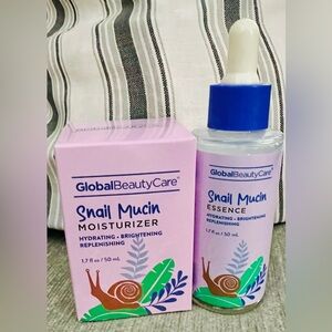 Global Beauty Care Snail Mucin Moisturizer and Essence Set 🐌💜💙